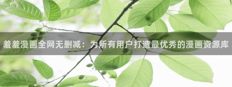 虫虫漫画网页免费入口：羞羞漫画全网无删减：为所有用户打造最优秀的漫画资源库